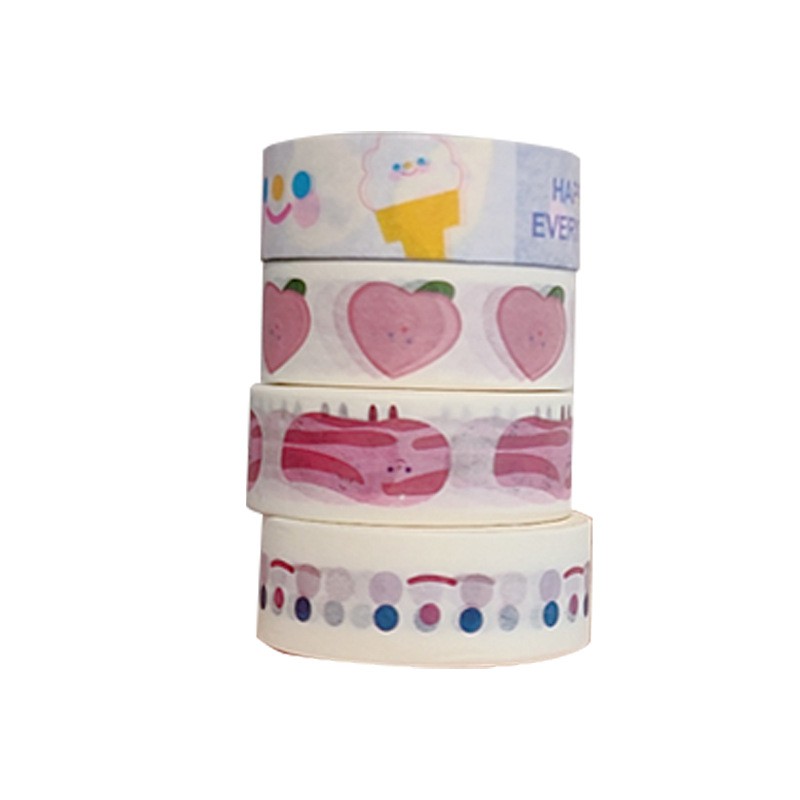 [HÀNG MỚI] S14 Washi tape cầu vồng nhiều chủ đề dán trang trí sổ tay, planner, scrapbook,.. size 5mm-3cm