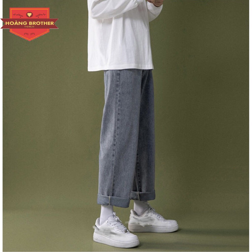 QUẦN JEAN BAGGY NAM DÁNG ỐNG SUÔNG ĐƠN GIẢN TINH TẾ HOÀNG BROTHER FASHION QBG_M5