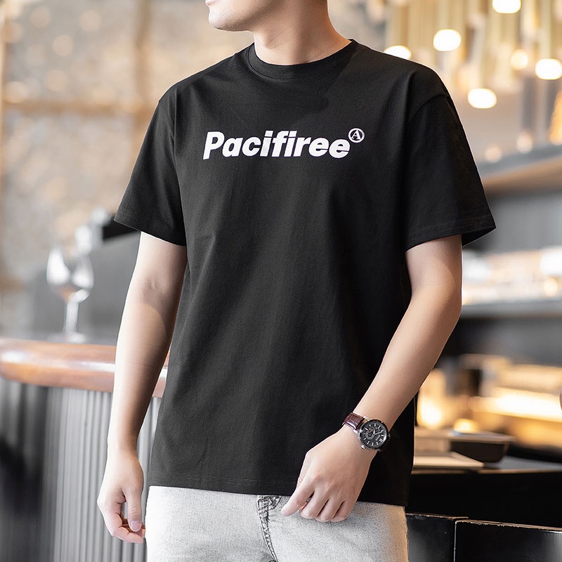 Áo Thun Cotton Tay Ngắn Cổ Tròn In Họa Tiết Thời Trang Cho Nam