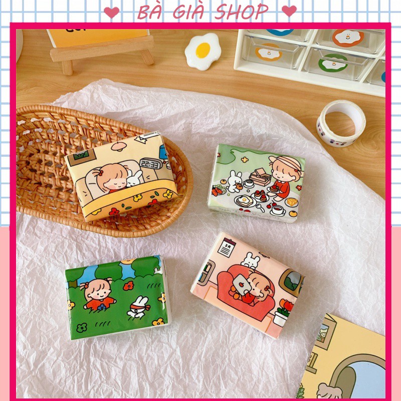 Giấy ăn khô cô bé Nhật Bản dễ thương