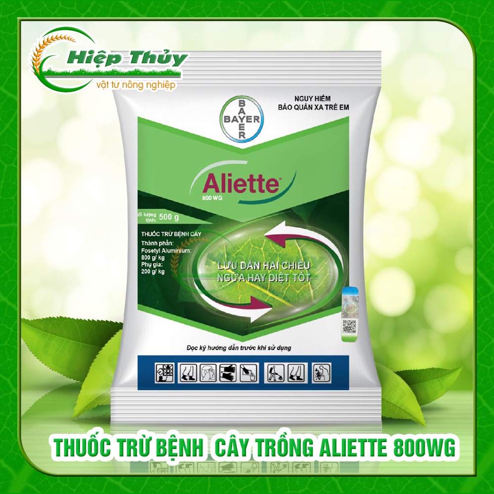 Thuốc trừ bệnh cho cây trồng phổ rộng tác động lưu dẫn 2 chiều ALIETTE 800wg | Gói 100g