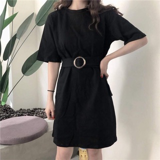 VÁY TAY LỠ TẶNG KÈM BELT HOT - ĐẦM MẶC 2 KIỂU BASIC