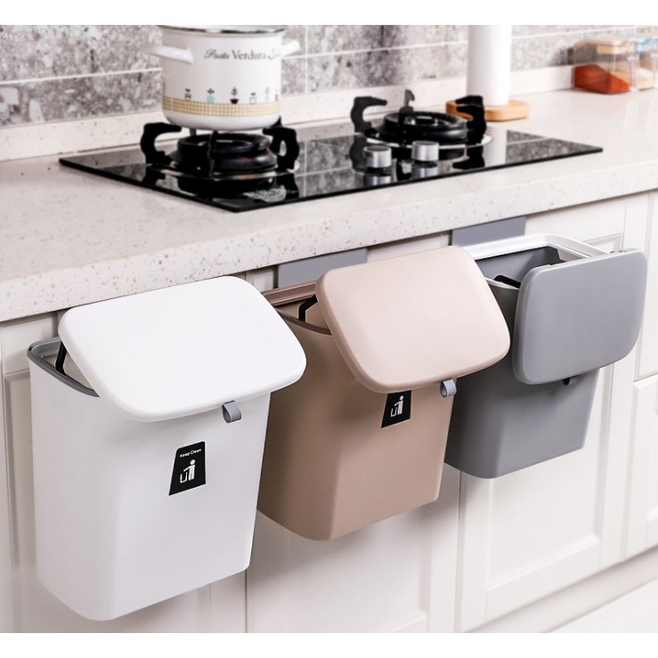 THÙNG RÁC THÔNG MINH CÀI TỦ BẾP DUNG TÍCH 7-10L SIÊU SANG TRỌNG(SHOP GIAO MÀU NGẪU NHIÊN)