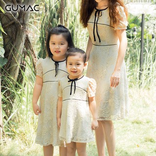 Đầm ren phối viền DA356 GUMAC