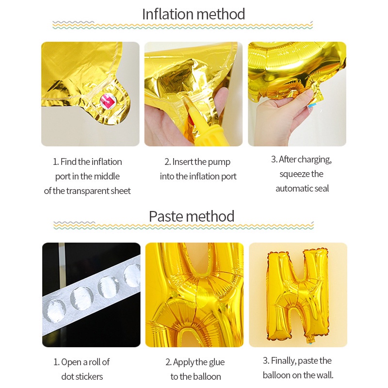 Bong bóng hình chữ số tùy chọn màu sắc trang trí tiệc