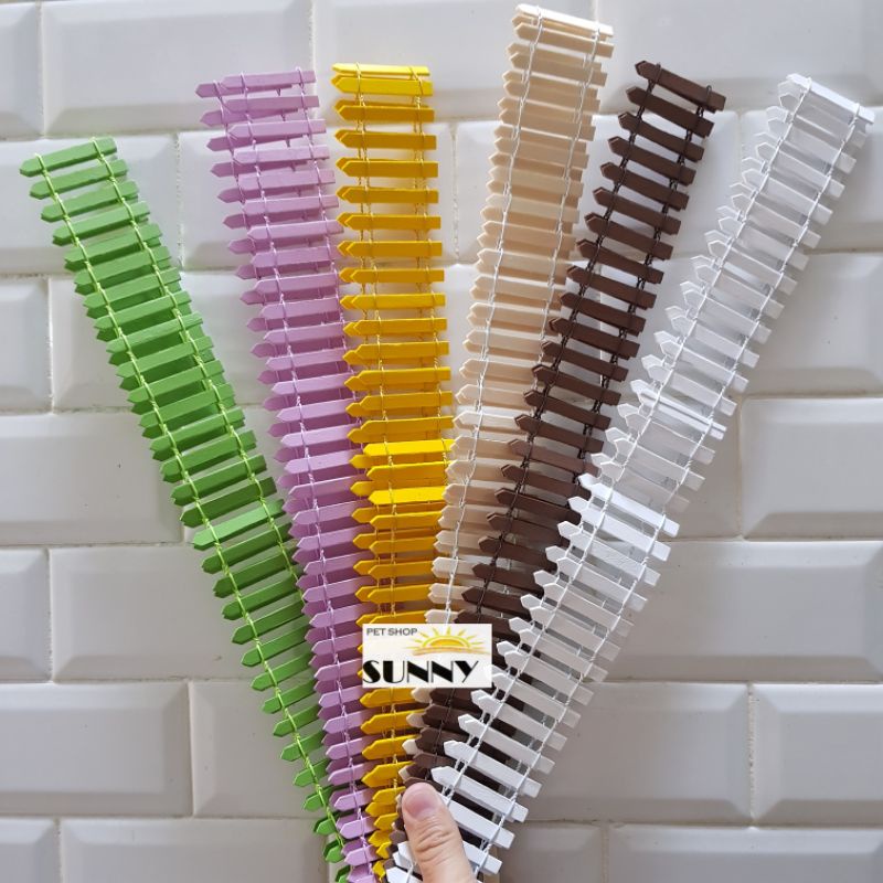 Hàng rào gỗ uốn được, chia khu và trang trí chuồng thú cưng