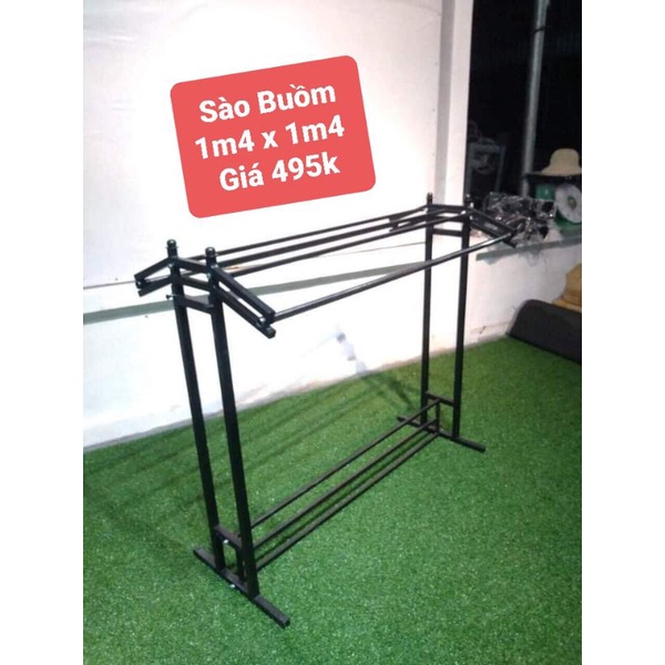 Sào Buồm Đôi 1m4 x 1m4 - Chất Liệu: Sắt + Sơn Tĩnh Điện