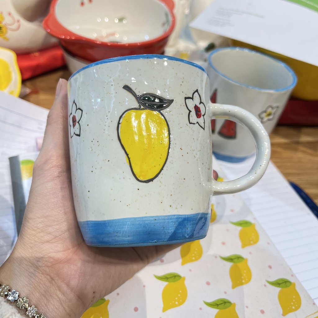 Cốc men tiêu dung tích 330ml cực kỳ đẹp