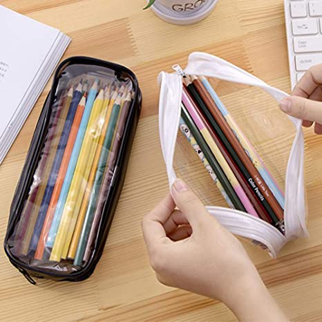 Túi Đựng Bút PVC Trong Suốt Chống Thấm Nước Kiểu Dáng Đơn Giản