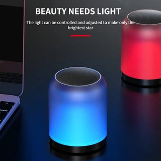 Loa Bluetooth 5.0 Mini Có Đèn Led Và Phụ Kiện