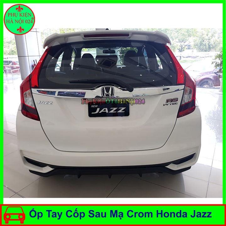 Ốp Tay Mở Cốp Mạ Crom Xe Ô Tô Jazz 2018-2020