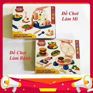 [𝐟𝐫𝐞𝐞𝐬𝐡𝐢𝐩] Đồ Chơi Đất Nặn Làm Mì, Làm Bánh, Làm Kem Cao Cấp Cho Bé Chơi Đồ Hàng, Giúp Phát Triển Trí Não