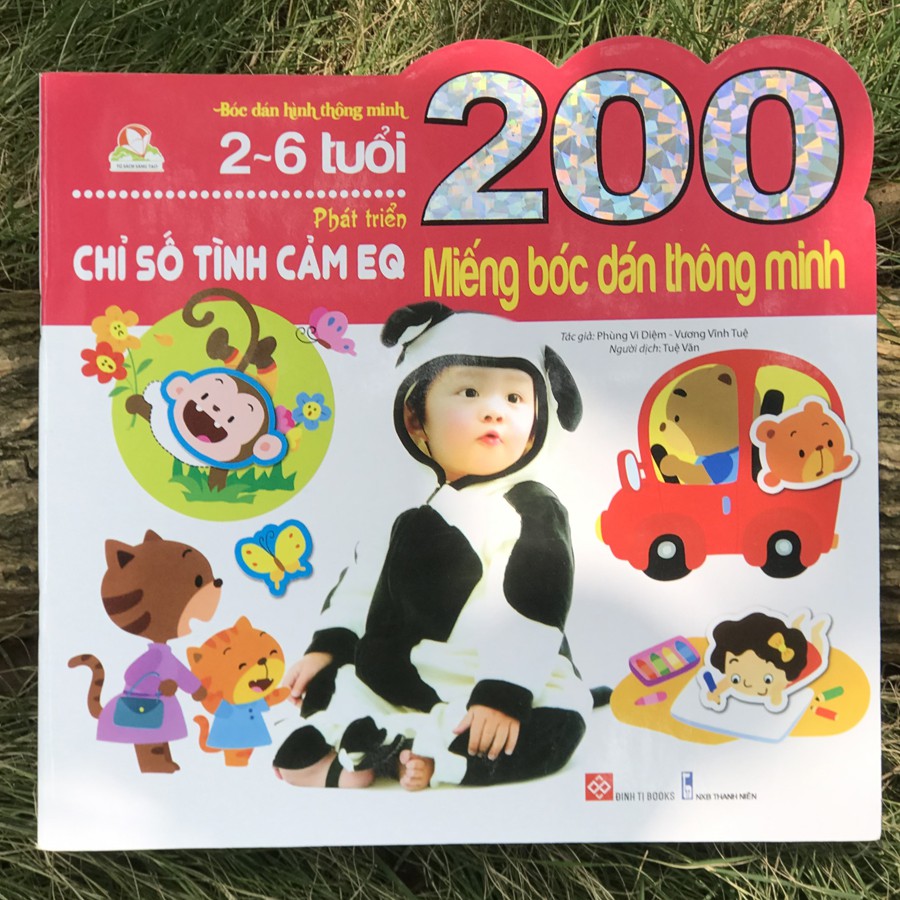 Sách - 200 Miếng bóc dán thông minh 2-6 tuổi - Phát triển chỉ số Tình cảm EQ | BigBuy360 - bigbuy360.vn