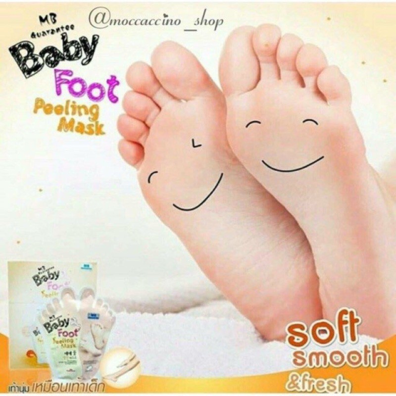 Mặt Nạ Ủ Da Chân MB Guarantee Baby Foot Peeling Mask Thái Lan