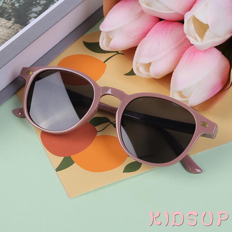 Kính mát gọng tròn phong cách retro thời trang cho bé