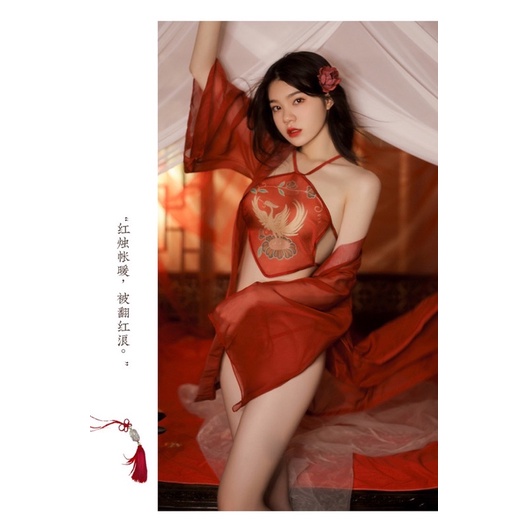 Set ngủ cosplay yếm trung hoa | BigBuy360 - bigbuy360.vn