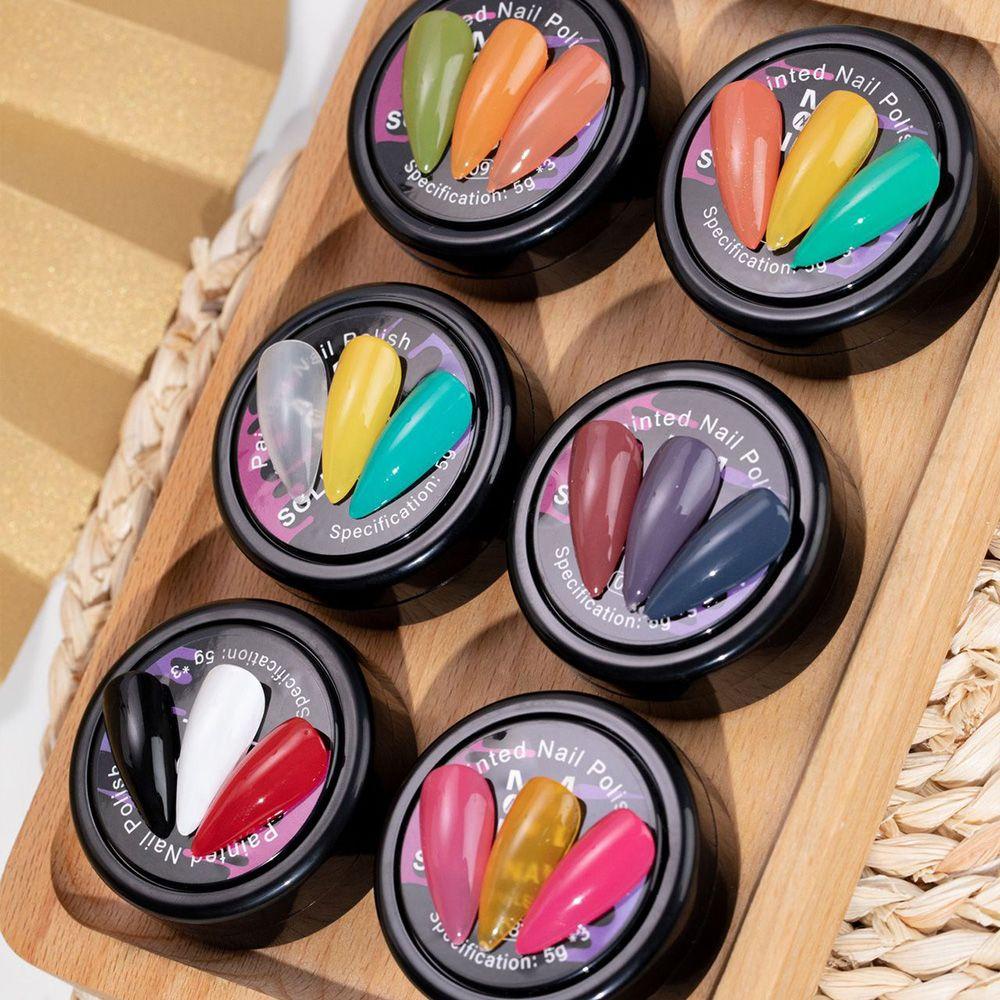 OCEANMAP Sơn Móng Tay Gel UV Nghệ Thuật DIY Chuyên Nghiệp