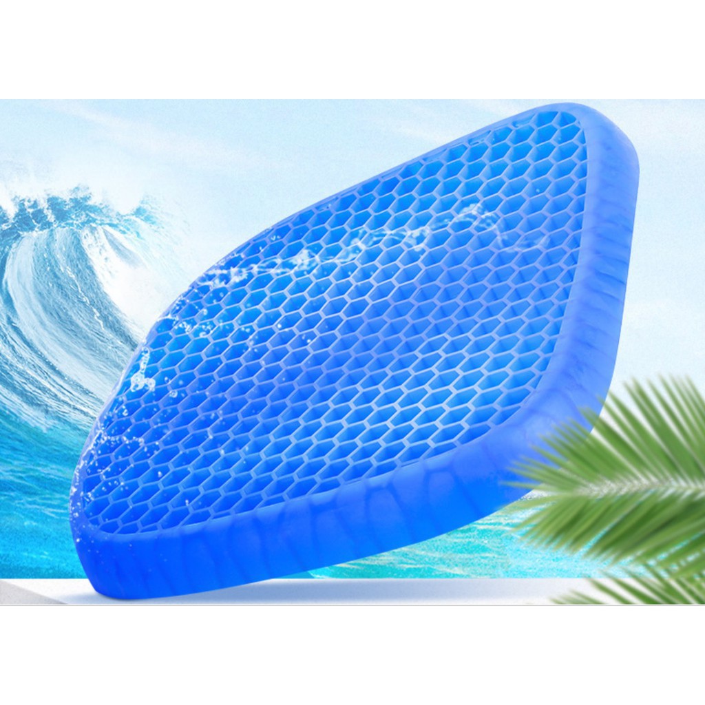 Đệm Silicone Tổ Ong Lót Ghế Ngồi ghế thoáng Khí chống đâu lưng thoái hóa lưng | BigBuy360 - bigbuy360.vn