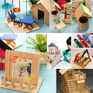 Set 50 que gỗ làm đồ Handmade