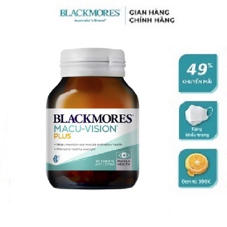 Bổ mắt blackmores macu vision úc tăng cường thị lực 60 viên