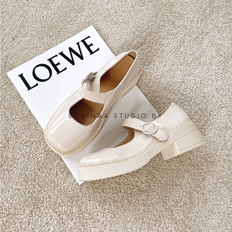HÀNG MỚI CÓ SẴN ẢNH THẬT + VIDEO Giày Nữ Moccasin Loafer Moca Basic Đen Trắng Da Mềm Đế Thô 3cm Gót Thấp