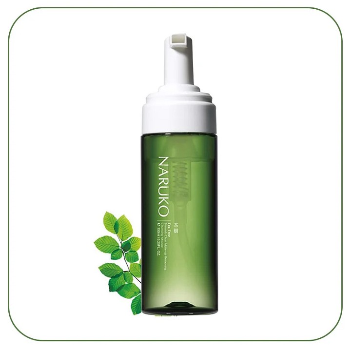 [CHÍNH HÃNG] Nước Tẩy Trang Dạng Bọt Naruko Tea Tree Blemish Clear Make-up Removing Cleansing Mousse 150ml