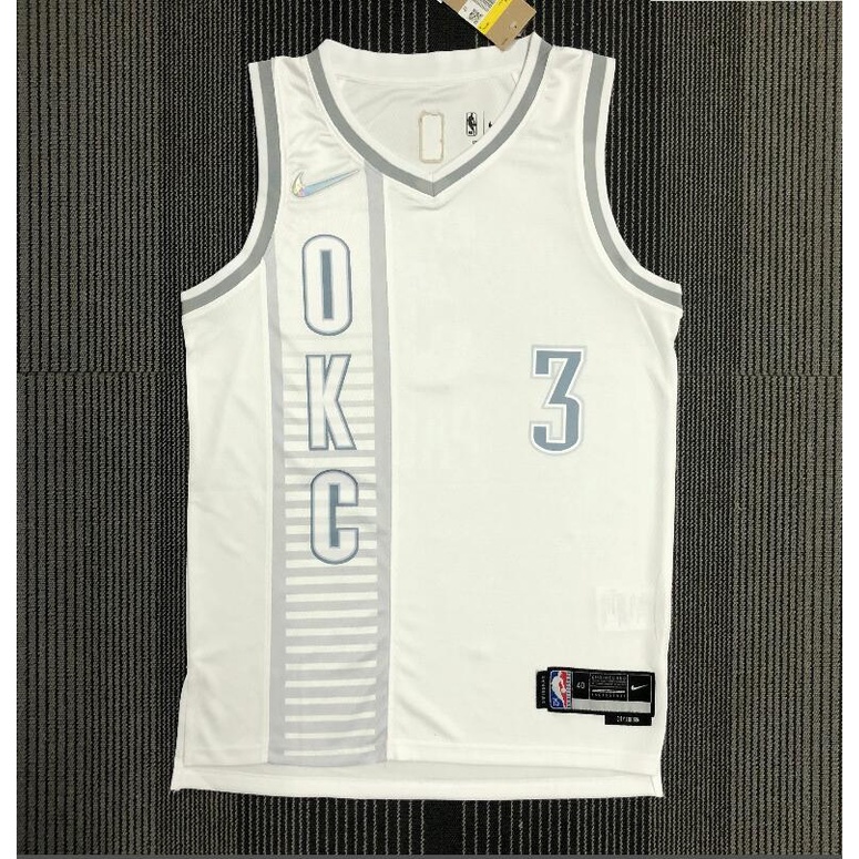 Áo Bóng Rổ 2022 Thunder City Trẻ Trung Năng Động 3 Paul 、 không. 2 Alexander, không. 7 Anthony, không. 0 Westbrook, không. 13 George