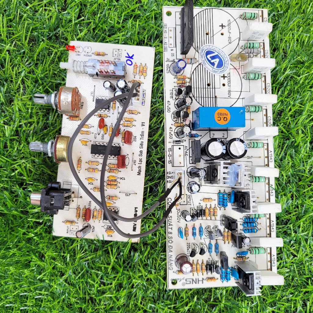 Mạch Công Suất Sub 8 Sò sử dụng nâng cấp sub điện đánh loa coil 75