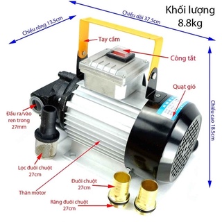 Bơm dầu nhớt thủy lực siêu đặc ybtg-40 220v 550w 40l/p | máy bơm ytb40 220v