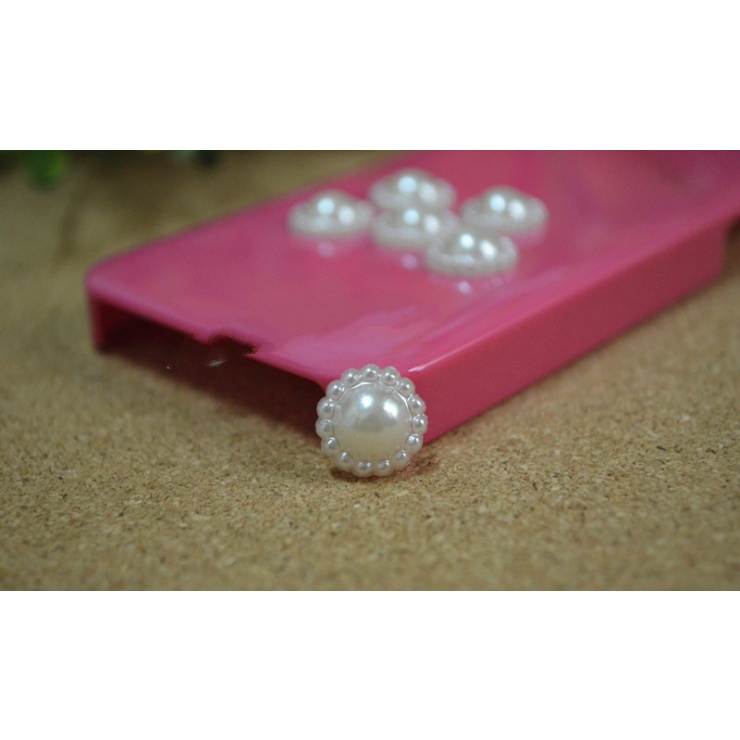 Combo 10 nút sticker jibbitz hạt nhựa giả Pearl gắn dép sục Crocs