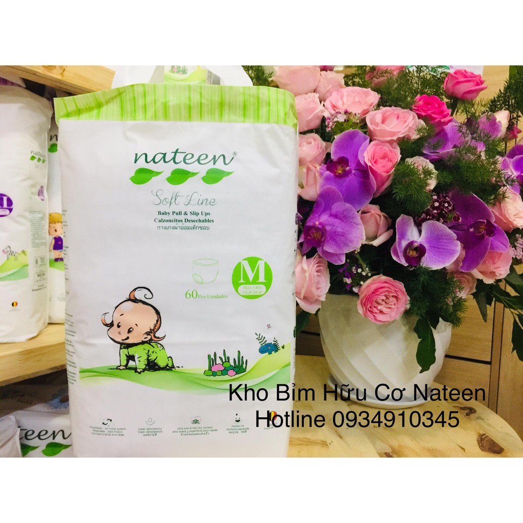 Bỉm Quần Nateen Size L 54 miếng