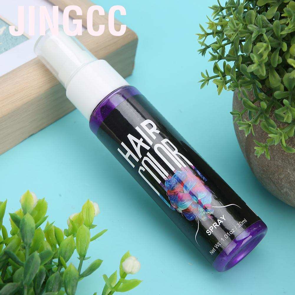 (hàng Mới Về) Chai Xịt Tạo Kiểu Tóc Tạm Thời Nhanh Chóng Dung Tích 30ml Nhiều Màu Sắc Lựa Chọn