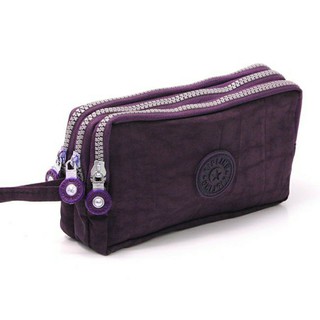 Ví cầm tay Kipling 3 ngăn 18x10 cm
