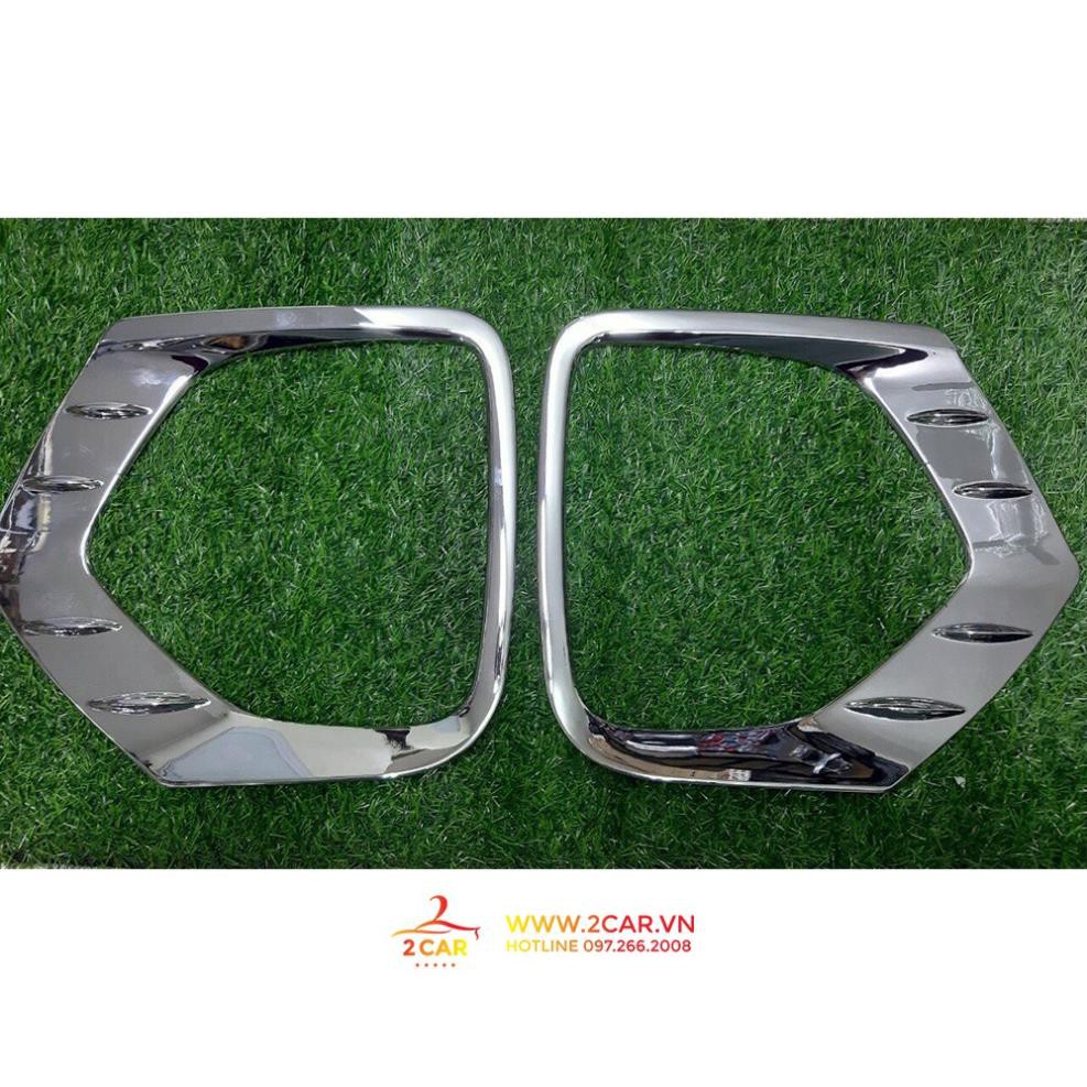 Ốp Đèn Gầm Hyundai Santafe 2019-2020-2021  mạ crom cao cấp