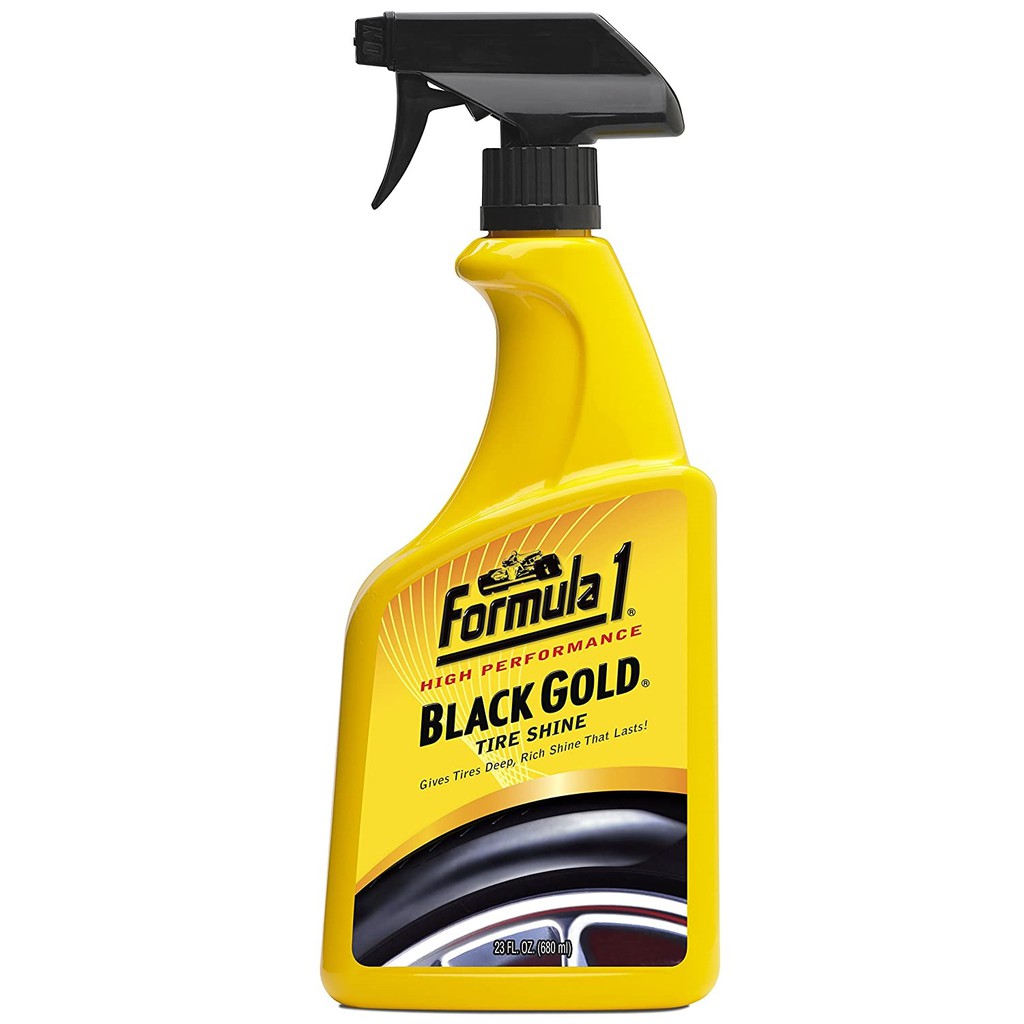 [SIÊU BÓNG VÀ DƯỠNG LỐP TẶNG KHĂN] Formula 1 Black Gold Tire Shine 680ml