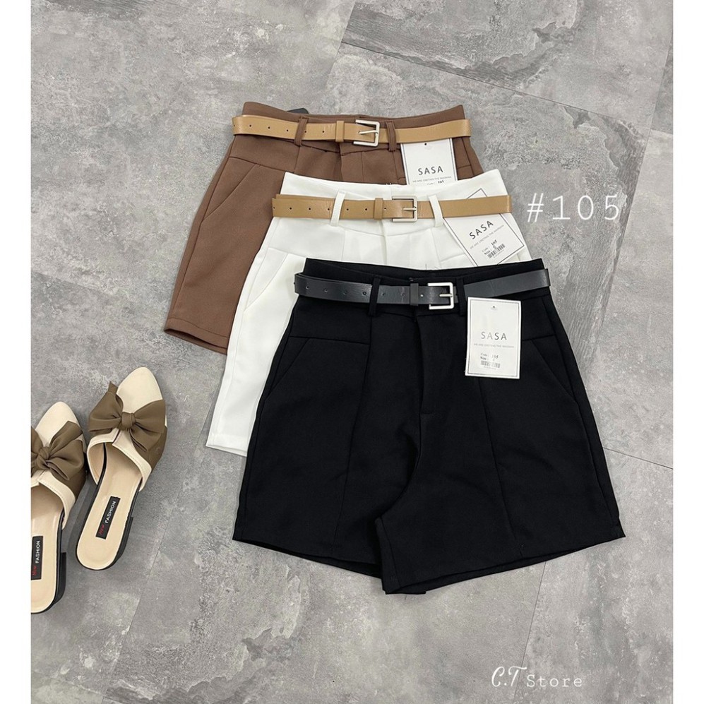 QUẦN SHORT CẠP CAO KÈM ĐAI | BigBuy360 - bigbuy360.vn