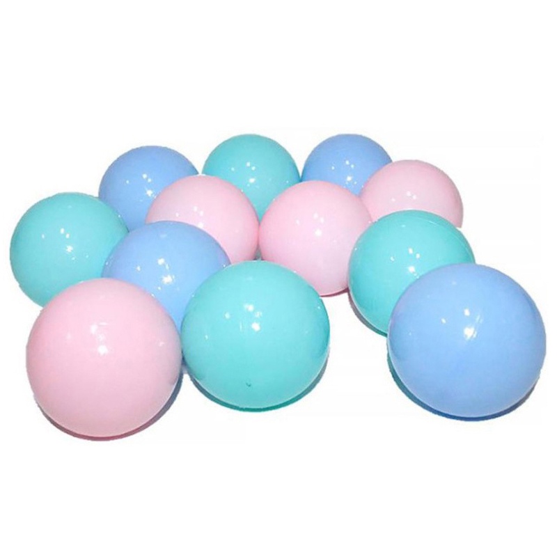 Set 100 / 200 Quả Bóng Nhựa Mềm Nhiều Màu Sắc Cho Bé