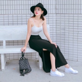 TL Set Áo Hai Dây Chân Váy Xẻ Một Bên - Hers Clothes