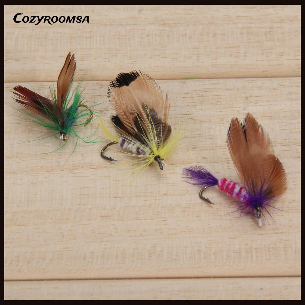 Set 12 Mồi Câu Cá Giả Côn Trùng Chuyên Dụng