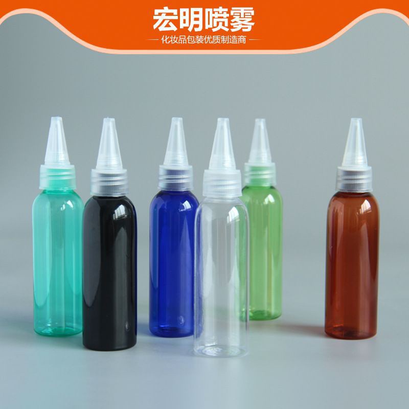 Chai Chiết Mĩ Phẩm ❤ TRÙM SỈ ❤ Chai nhựa nút nhọn xanh dương 100ml , chai nhựa pet , phụ kiện du lịch