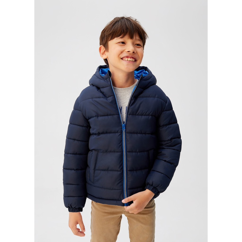 SALE 320K * Mã 8185: Phao Mango màu navy bé trai 3 lớp lót n