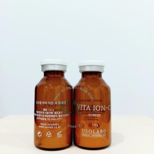 Vitamin C dạng bột pha điện di giúp sáng da, mờ thâm, nám Usolab VITA ION C 1.5g