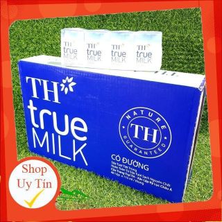 Sữa TH true Milk 110ml có đường va it đường