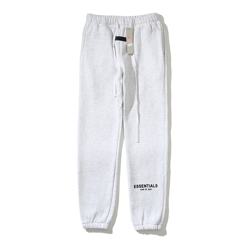 Fog ESSENTIALS Quần Thể Thao Lót Nhung In logo Thiết Kế Viền Đôi Tám Mùa