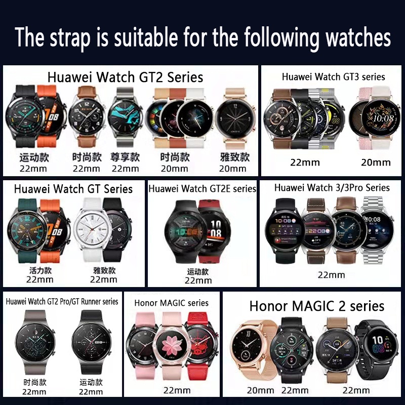Dây đeo kim loại bằng thép không gỉ cho Huawei watch3/3pro/GT2 Huawei watch4/4Pro46mm42mm/GT2 Pro/GT3 GT3 Pro 46mm/43mm/42mmGT2E/GT/Huawei 2pro/honor Magic2 46mm 22mm20mm