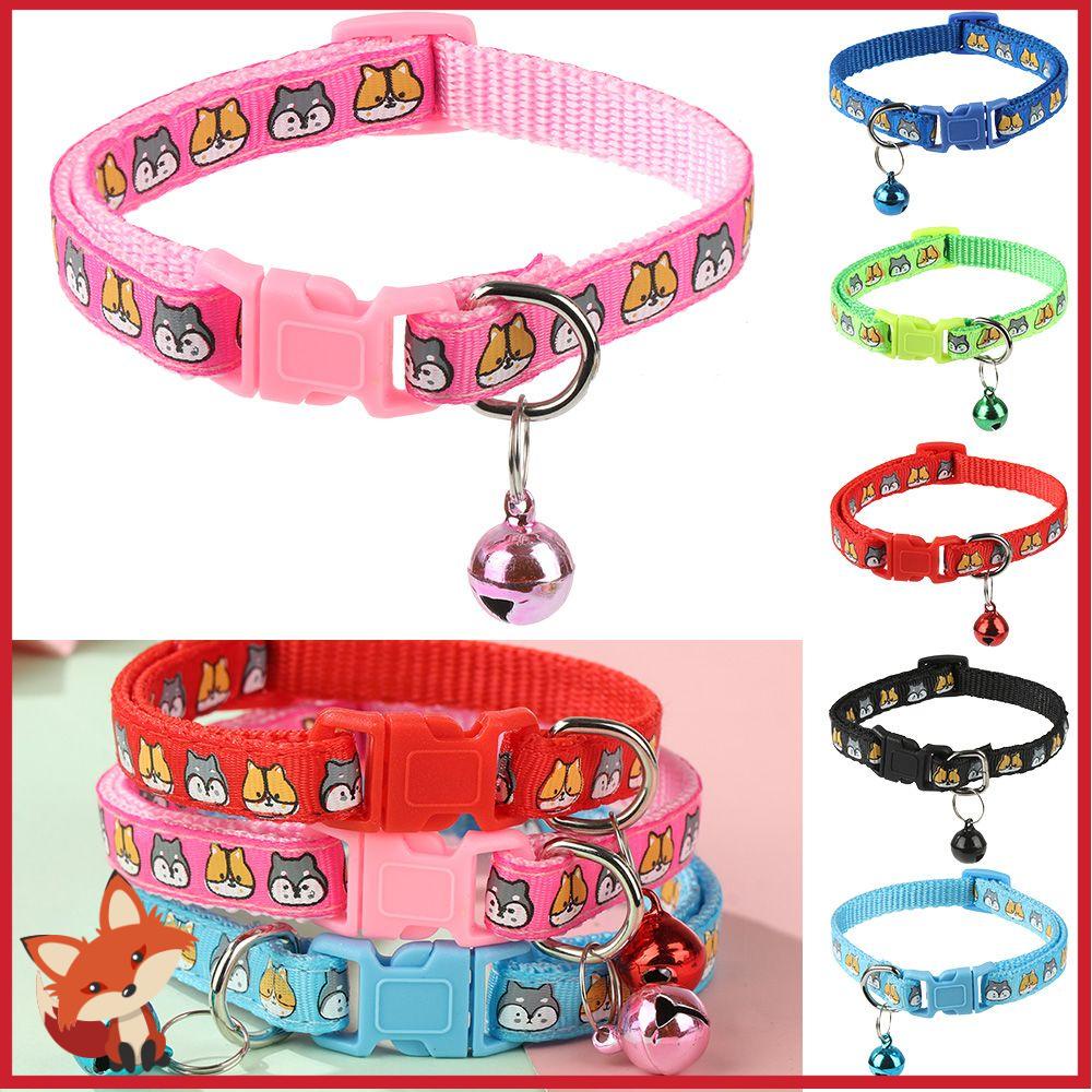 Vòng Cổ Thú Cưng Có Chuông Dễ Thương An Toàn Nhiều Màu Sắc