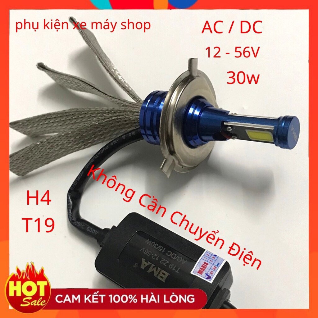 Bóng đèn LED siêu sáng BMA Z2 tản nhiệt cao cấp ,DC 12V ,sáng gấp 300 lần bóng zin - LẮP ĐƯỢC CHO TẤT CẢ CÁC DÒNG XE
