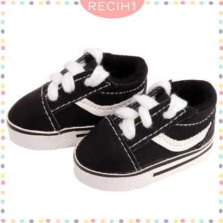 [Recih] Giày búp bê cho búp bê bé, dành cho búp bê tái sinh 9-12 inch, giày thể thao sành điệu, màu sắc cổ điển