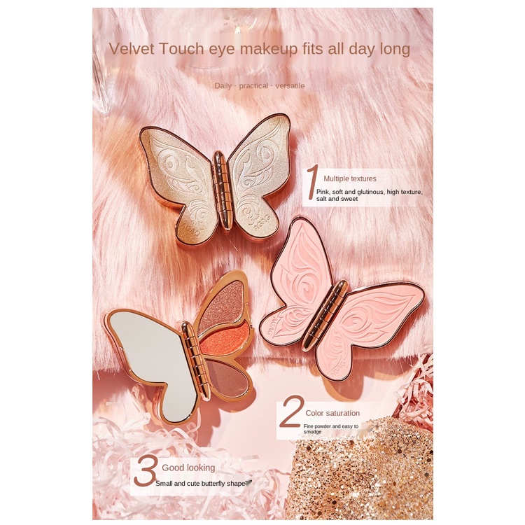 Bảng phấn mắt Agag 6 màu sắc tông đất tự nhiên