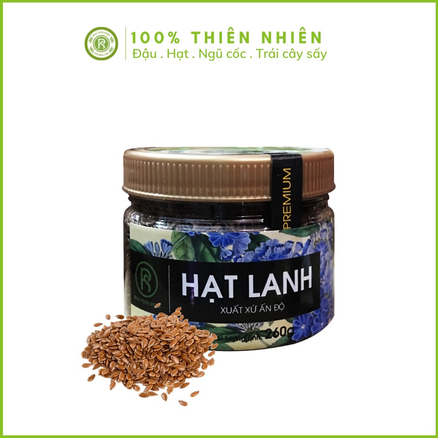 [Combo] 2 Hũ Hạt Lanh Nâu 260G REAL FOOD